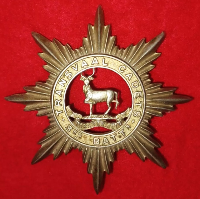 South Africa - 3rd Battn. Transvaal Cadets Cap Badge